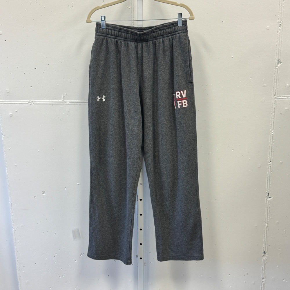 Under Armour Rival Fleece Gray RV FB Football Sweatpants 1300124 Mens Large